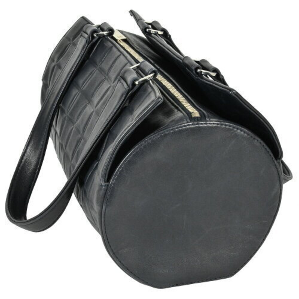 Chanel Chocobar Navy handbag Blue lambskin